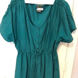 Anthropologie Fei Dress 100% silk